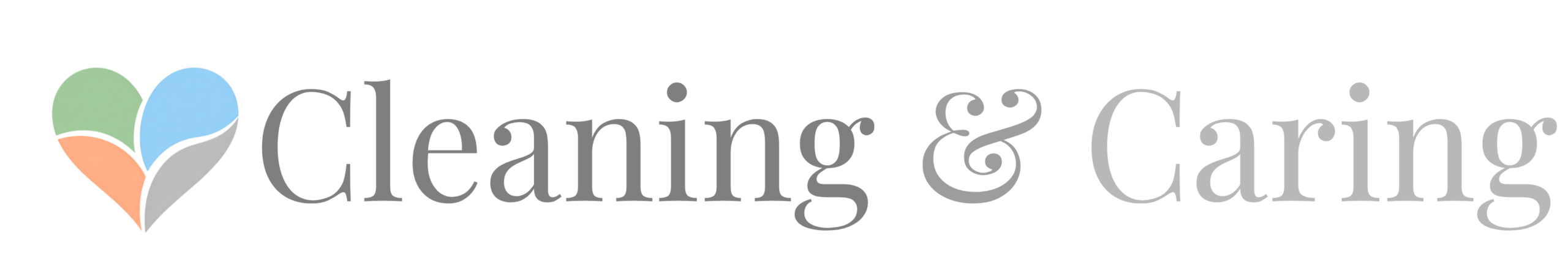 Cleaning & Caring logo featuring a four-color heart symbol representing our PureZone™ cleaning system and Caring Beyond Cleaning™ philosophy.