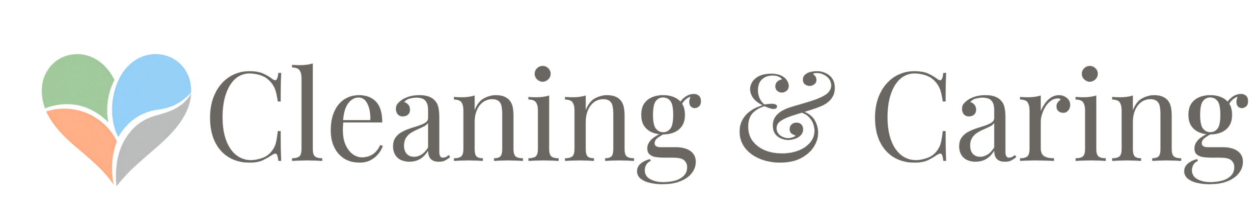 Cleaning & Caring logo featuring a four-color heart symbol representing our PureZone™ cleaning system and Caring Beyond Cleaning™ philosophy.